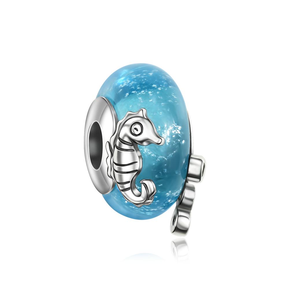 Colorful Copper Candy Murano Glass Beads Christmas Magic Murano Glass Charm Fits Bracelet & Necklace For Best Gift