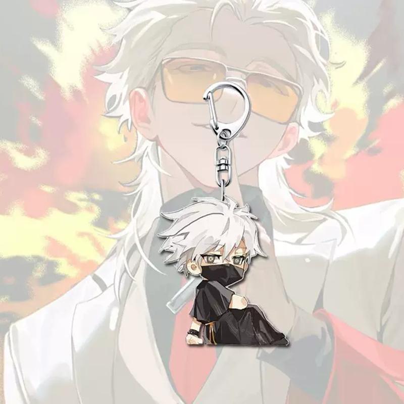 

Anime TO BE HERO X NICE Cosplay Keychain Unisex Kawaii Acrylic Pendant Keyring 4Pcs/Set Key Chain Bag Accessories Gift
