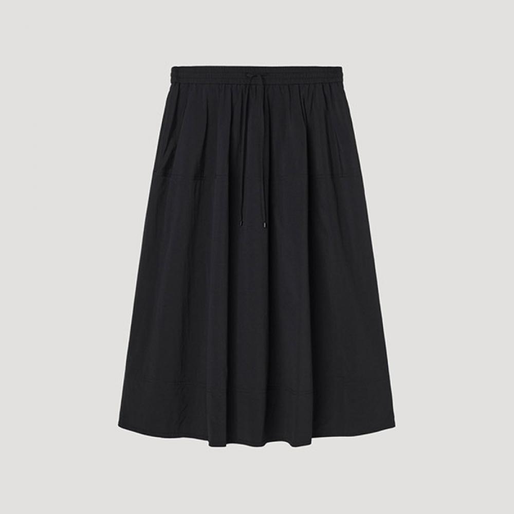 

[She S miSS] Cotton Blend Banding Skirt SwwSkp21030 Bk blacks/55