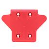 Aluminum Alloy Rear Plate Protective Cover for ARRMA KRATON 6S 18 Remote Control Car Rouge