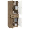 2 Piece Cabinet Set Artisan Oak Wood Based Material