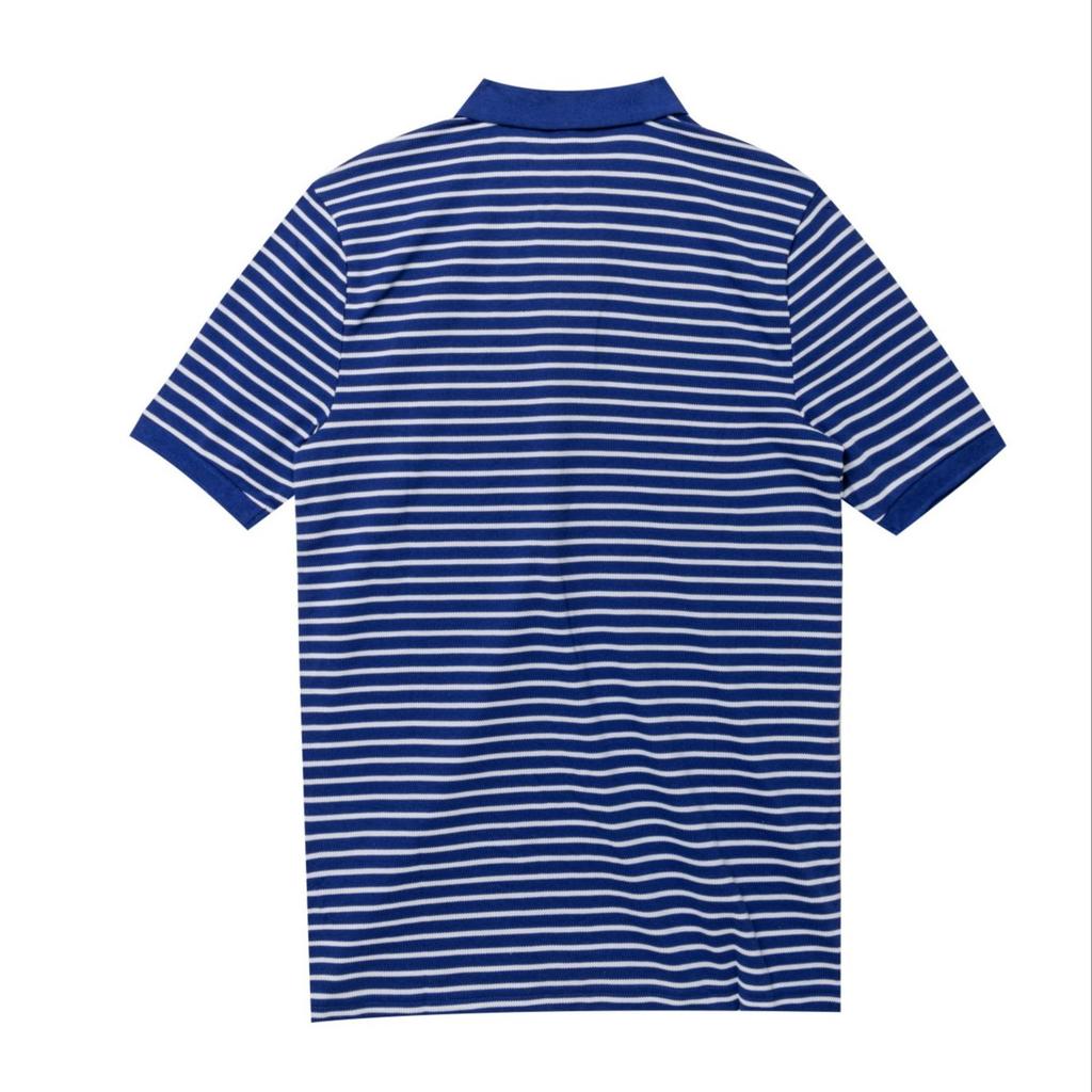 Nike Blue And White Striped Versatile Comfortable Short Sleeve Knit Top Men Tops 727690-455