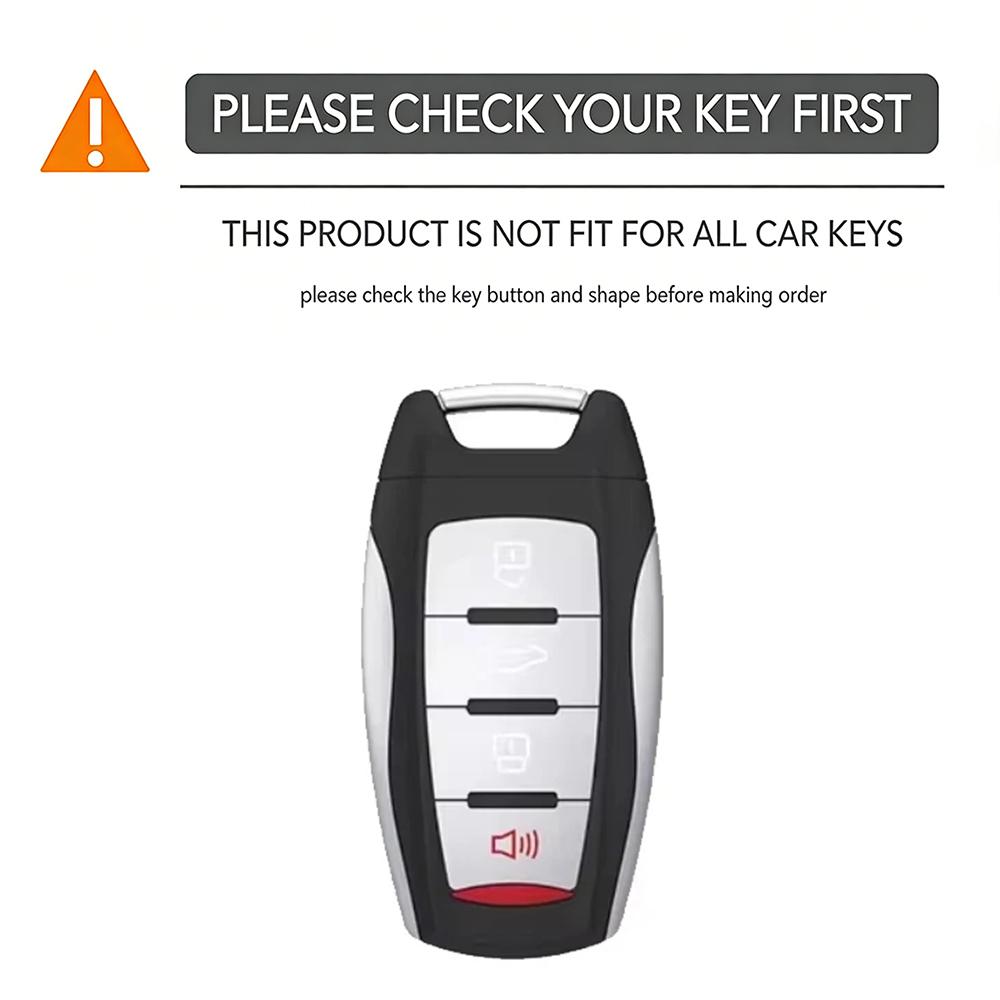 Zinc Alloy Silicone Key Case For Haval F7X H6 For Haval Jolion Joico Jollein F7 H6 Jolyon F7H Dargo Car Key Cover Keychain