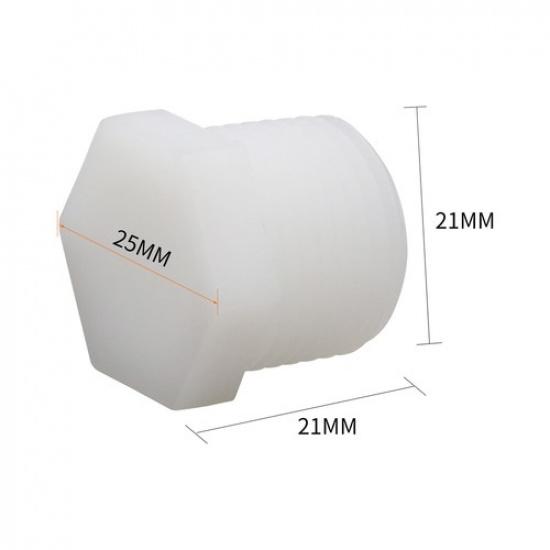 12PCS 1 Inch PVC Pipe Plug Water Heater Drain Plug For RV For Cold Water System