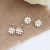 Cute Small Flowers Drop Earrings For Women Sweet Fashion Korean Daisy Sunflower Female Pendant Ear Gifts Jewelry
