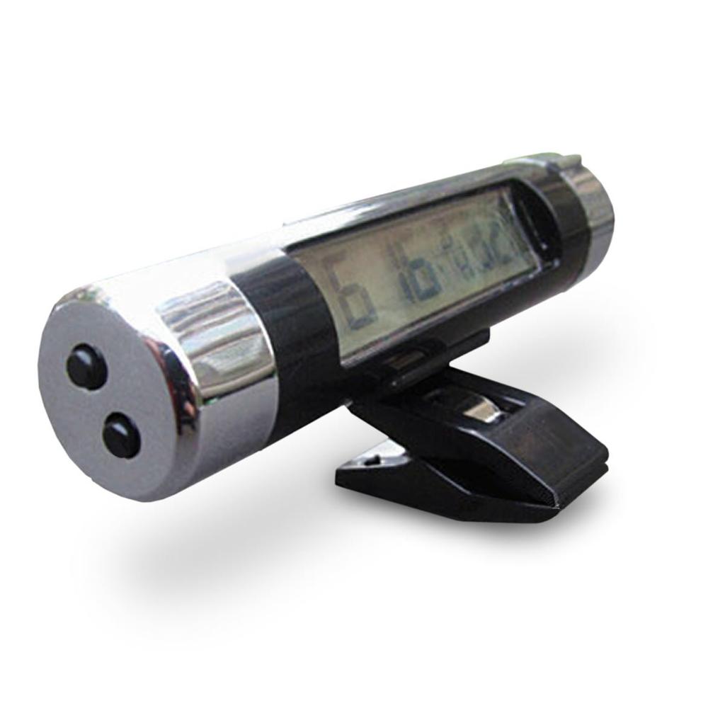 ZooooM ZM-KOGATOKE-BL Digitale Uhr für das Auto Typ mit Clip für das Auto Einfache Installation Bequem zu bedienen