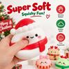 Slow Rebound Squeezeble Toy Slow Rising Christmas Squishy Toy Christmas Mochi Squishy  Holiday Gift