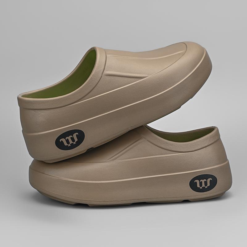 

Мужские пляжные сандалии EVA Толстая подошва Удобные Дышащие Нескользящие Легко носить Шлепанцы Повседневные Модные Быстросохнущие Туфли 36 темные хаки