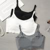 Sutiã Colete Push-Up Sem Costura Sem Fio com Suporte Acolchoado