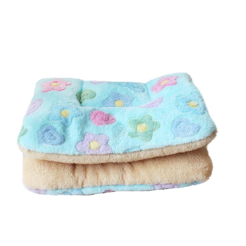 Dog Bed Thickened Dog Mat Pet Cat Soft Fleece Pad Blanket Bed Mat Cushion Home Washable Rug Keep Warm Pet Supplies Cama Perro