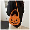 Halloween, Bags, Contrasting Colors, Women's Bags, Single Shoulder Bags, Small Round Bags, Funny Bags, Pumpkin Bags