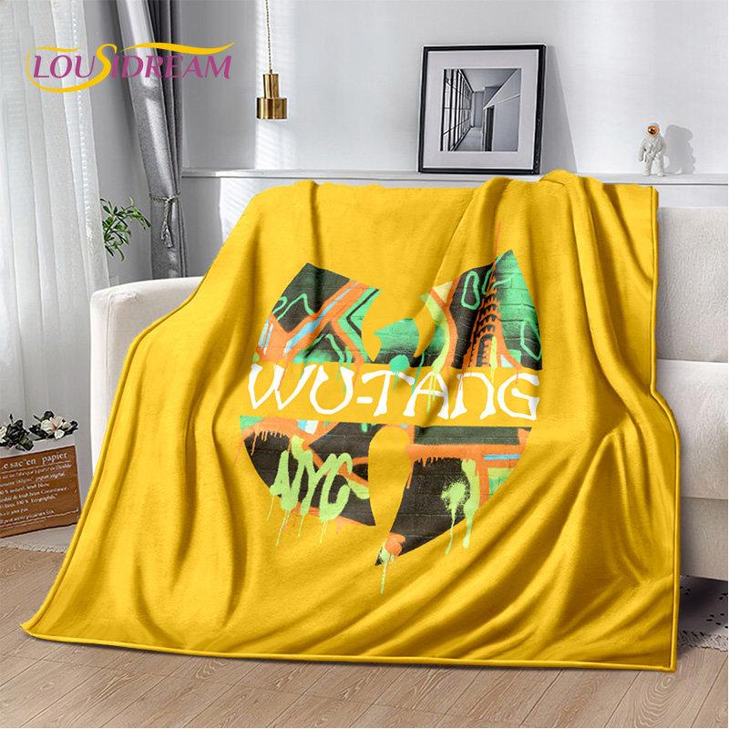 Wu T-TANG Clans Series Sign Soft Plush Blanket,Flannel Blanket Throw Blanket for Living Room Bedroom Bed Sofa Picnic Cover Kids