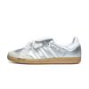 Originals Samba LT Slip Resistant Abrasion Resistant Low Top Skateboard Shoes Women's Silver White IG4279(Team531-)