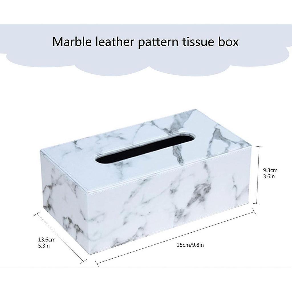 Tissue Box Holders,Tissue Box Cover Rectangular Leather Household Office Holder Box