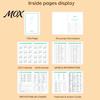 Elastic Strap Memo Book 2027 A5 Daily Planner, Vertical Grain Hardcover 320 Page Professional Planning Schedule Notebook, English Calendar Organizer