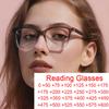 TR90 Cat Eye Presbyopia Glasses for Women Ultra Light Far Sight Eyewear Fashion Reading Glasses Diopter 0 To 6