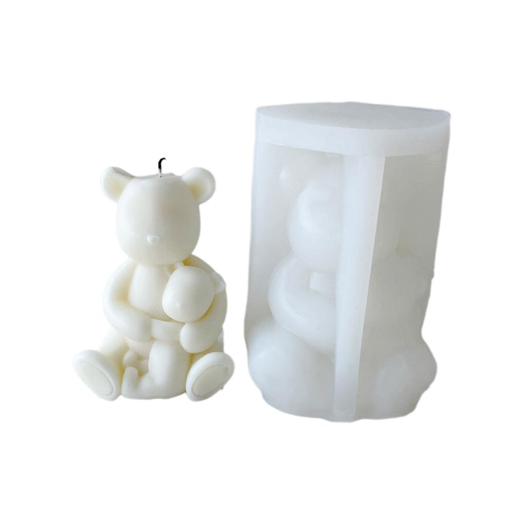 Bear Candle Molds for Candle Making,Candles Resin Mould Home Ornament Mold