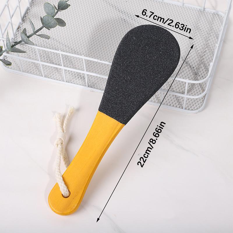 Professional Foot Files Wooden Double Sided Foot Dead Skin Callus Remover Rasp Heel Pedicure Grater To Smooth Hard Coarse Tough
