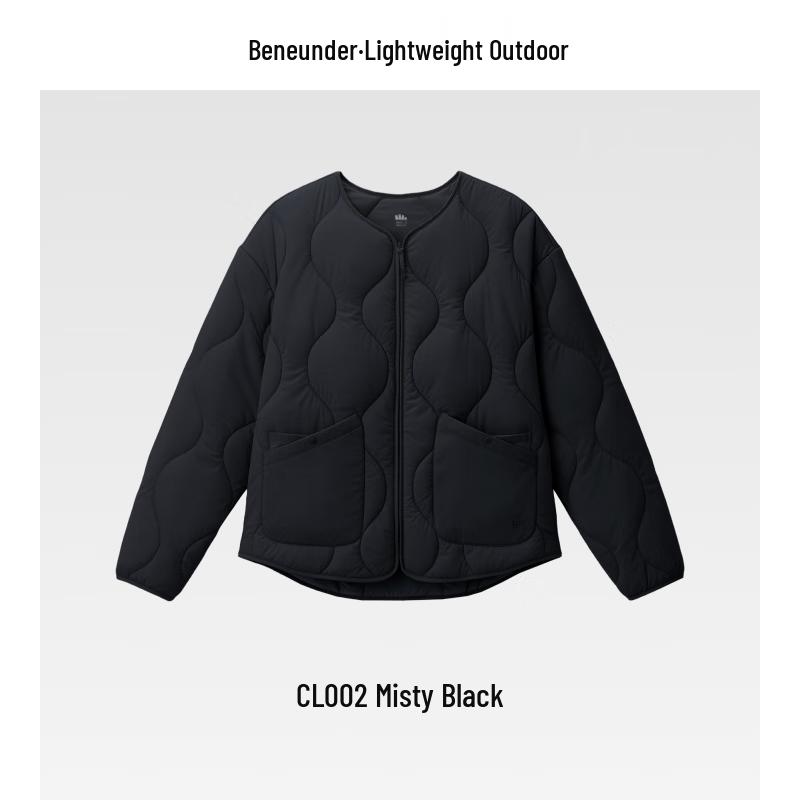 Beneunder Women's Thermal Quilted Round Neck Jacket CL002