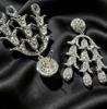 Elegant Trumpet Flower Zircon Earrings: High-Quality S925 Silver Needle, Versatile Medium-Length Design for Women