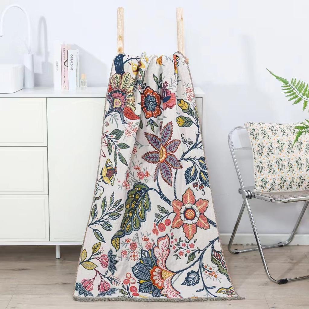 Multi-Layer Gauze Cotton Bath Towel Soft And Comfortable Beach Towel Ethnic Style Sun God Skin-Friendly Water Absorption