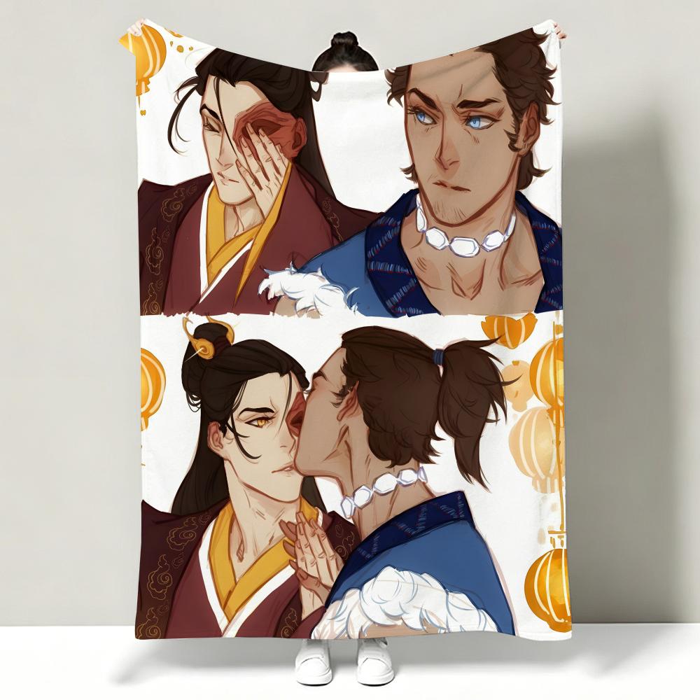 Anime A-Avatar T-The L-Last A-Airbender Throw Soft Warm Flannel Throw Blanket, Multi-use for Sofa Bed Office Nap