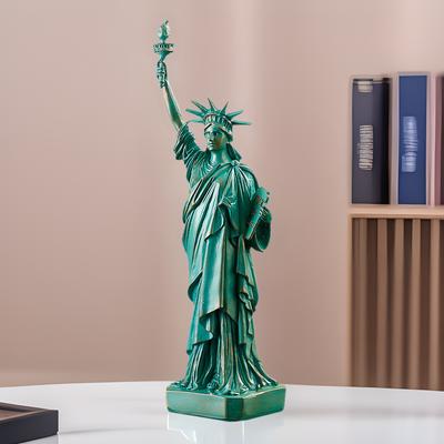 Creative Statue of Liberty Statue Model Ornament Home Living Room Office Wine Cabinet Resin Crafts Decoration