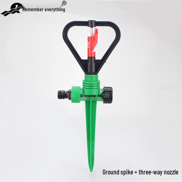 

Двухфункциональный колышек для земли, вращающаяся дождевальная головка для полива газона
