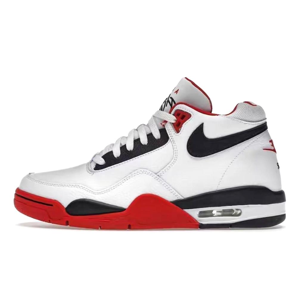 Nike Flight Legacy Slip Resistant Abrasion Resistant Slip Resistant Abrasion Resistant Mid top Vintage Basketball Shoes BQ4212-100(team910-)