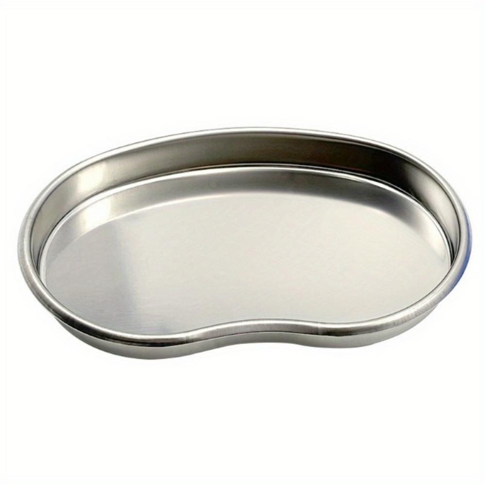 3Pcs Stainless Steel Surgical Bending Tray Disinfection Eyebrow Lip Permanent Makeup Body Art Dental Tattoo Accessories