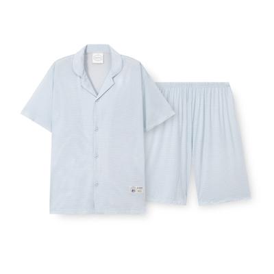 [ORCITE] Men's Frame Blue Short-Sleeve Pajama Set H039 [Shipped from Korea] 100% Authentic