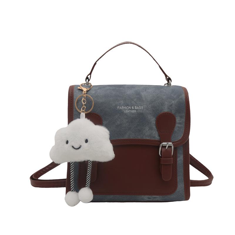 

Новый контрастный цвет универсальный женский рюкзак новый популярный ретро рюкзак дорожный модный маленький рюкзак