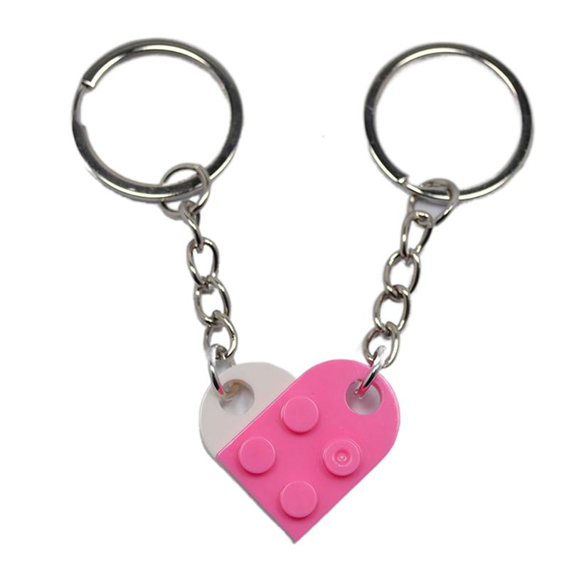 Милые брелки для ключей в форме сердца любви для пар — фото 14