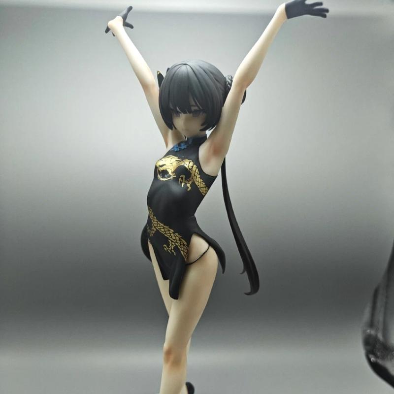 

20 см Модель Куклы Подарок Синий Архив Фигурка Рюгэ Кисаки Юки Японское Аниме ПВХ Фигурка Действия Игрушка Статуэтка из Игры Коллекция для Взрослых