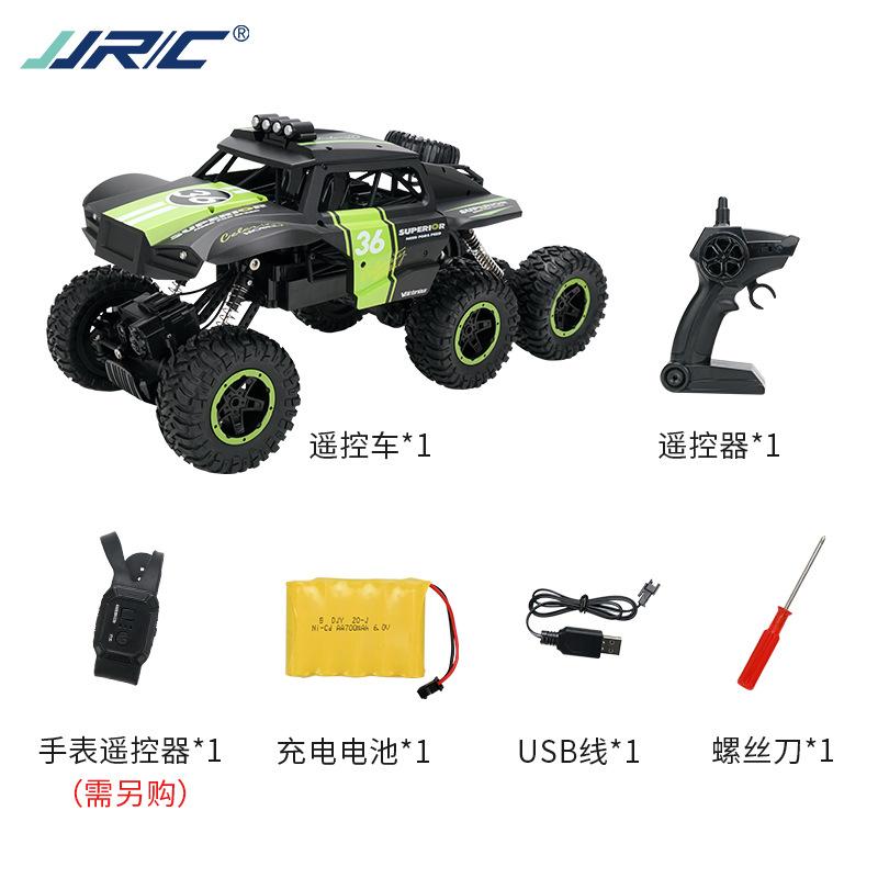 

Big Mac шестиколесный внедорожник с большими колесами 2.4G независимая подвеска амортизатор детская игрушечная скалолазная машина -2RC зелёный