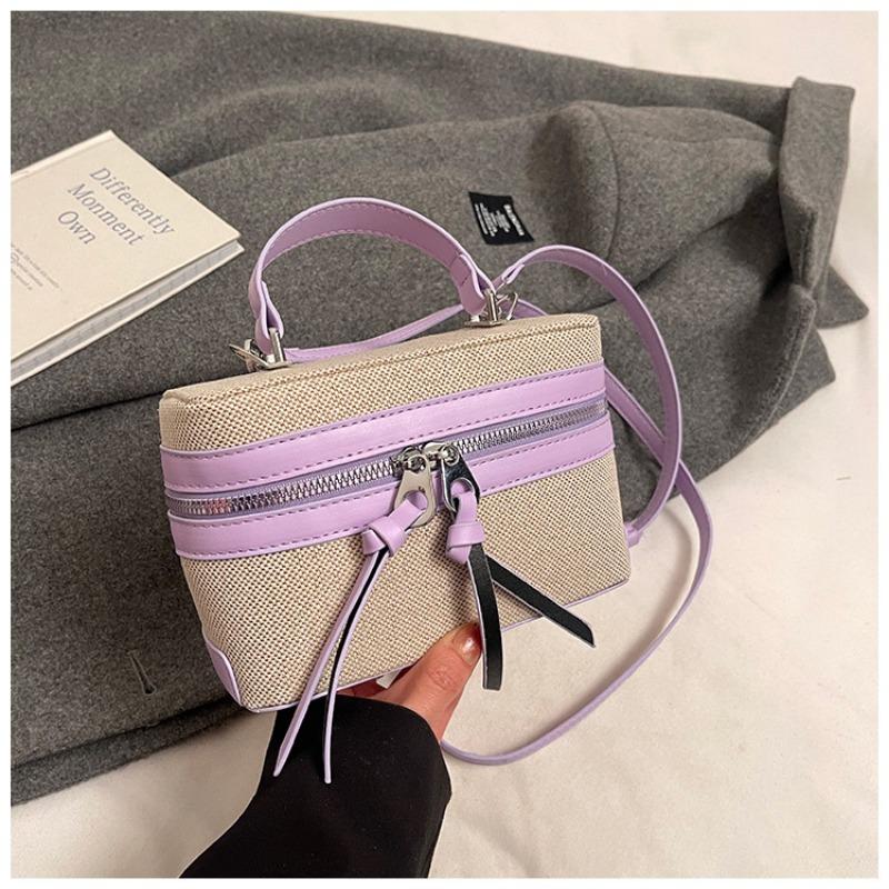 New niche design box, small square bag, storage bag, contrasting colors, trendy fashion, portable shoulder messenger bag, women