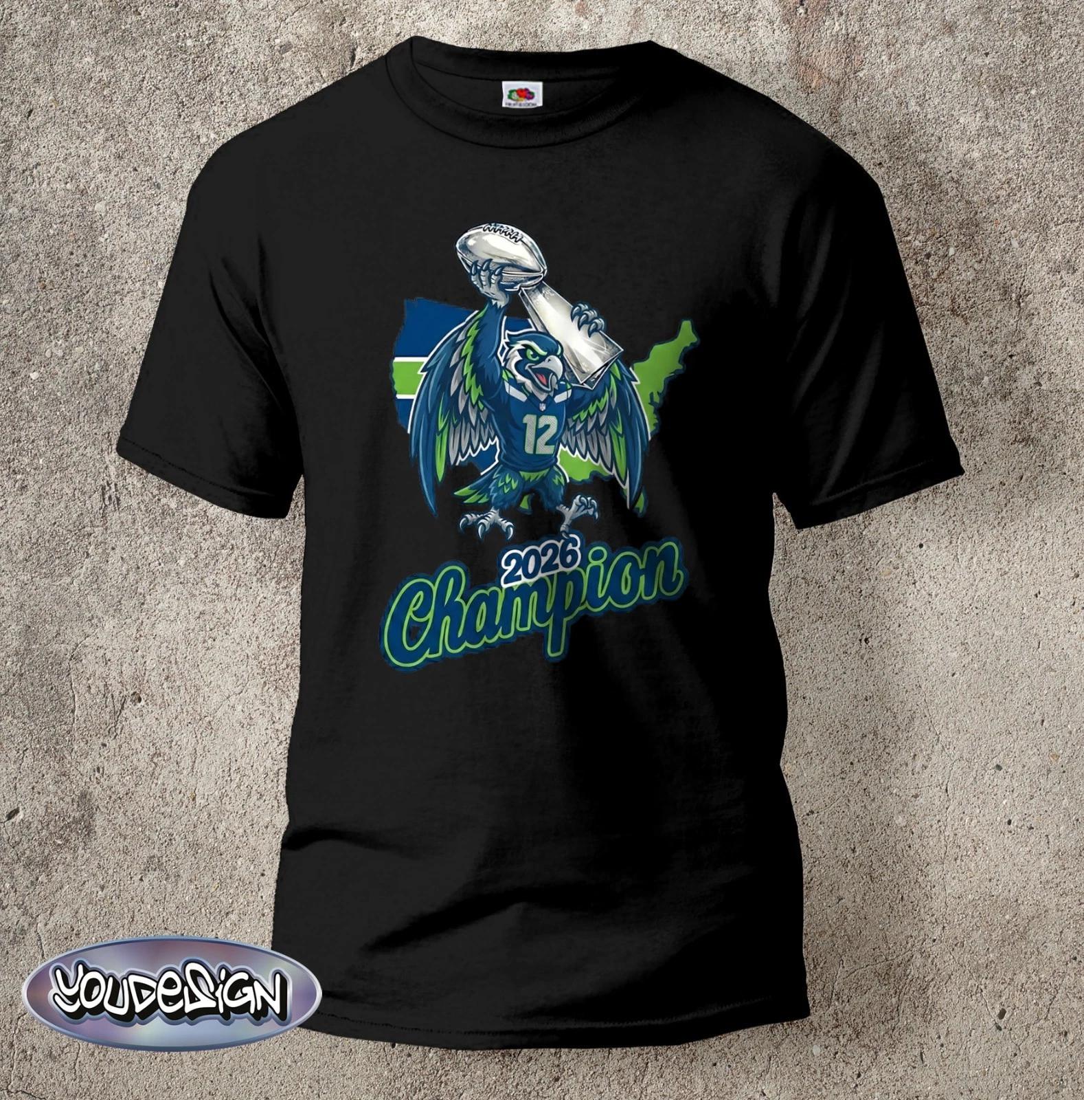 American Football 2026 Champions Osprey Seattle T-Shirt S-5XL M