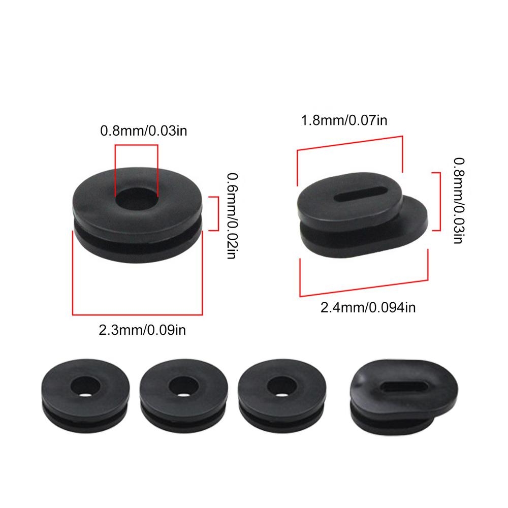 

Твердая резиновая втулка для обтекателя мотоцикла, 6 шт., комплект втулок для бака мотоцикла, прокладка боковой крышки обтекателя, овальная круглая шайба