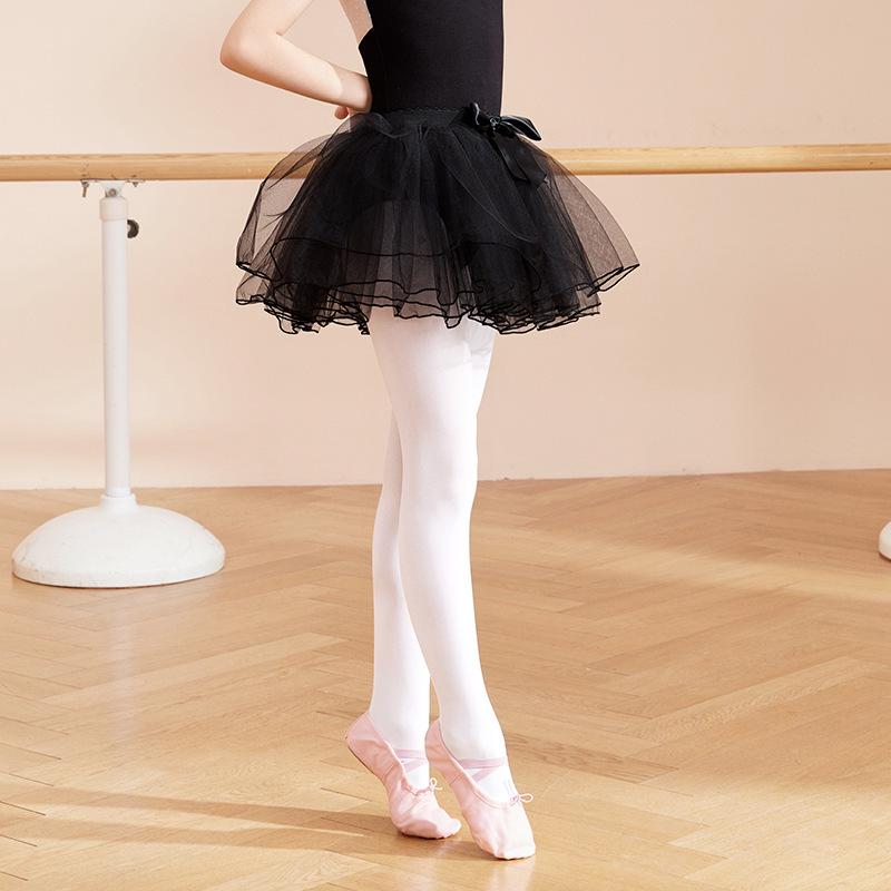 Dziecięcy Tuba Baletowa Księżniczki - Elastyczna Siateczkowa Puszysta Spódniczka na Występy i Trening