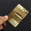 Gold Foil Poker Card Euro Style Plastic Playing Cards Waterproof Card Game Props Magic Tools Holiday Collectibles Party Gifts