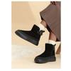 2026 Women Snow Boots Casual Plush Warm Platform Shoes Female Winter Comfort Antiskid Zipper Ankle Boots
