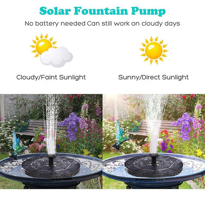 Led Solar Fountain Pump 3.5W 5V Portable Floating Solar Powered Fountain Pump