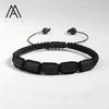 Amazing Jewelry Black Iron Rough Column Charm Bracelet Masculine Protection Amulet Classic Style Spacer Made in China