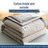 Washed Pure Cotton Quilt - Soft, Lightweight, Breathable, Perfect for Summer, Available In Single and Double Sizes.