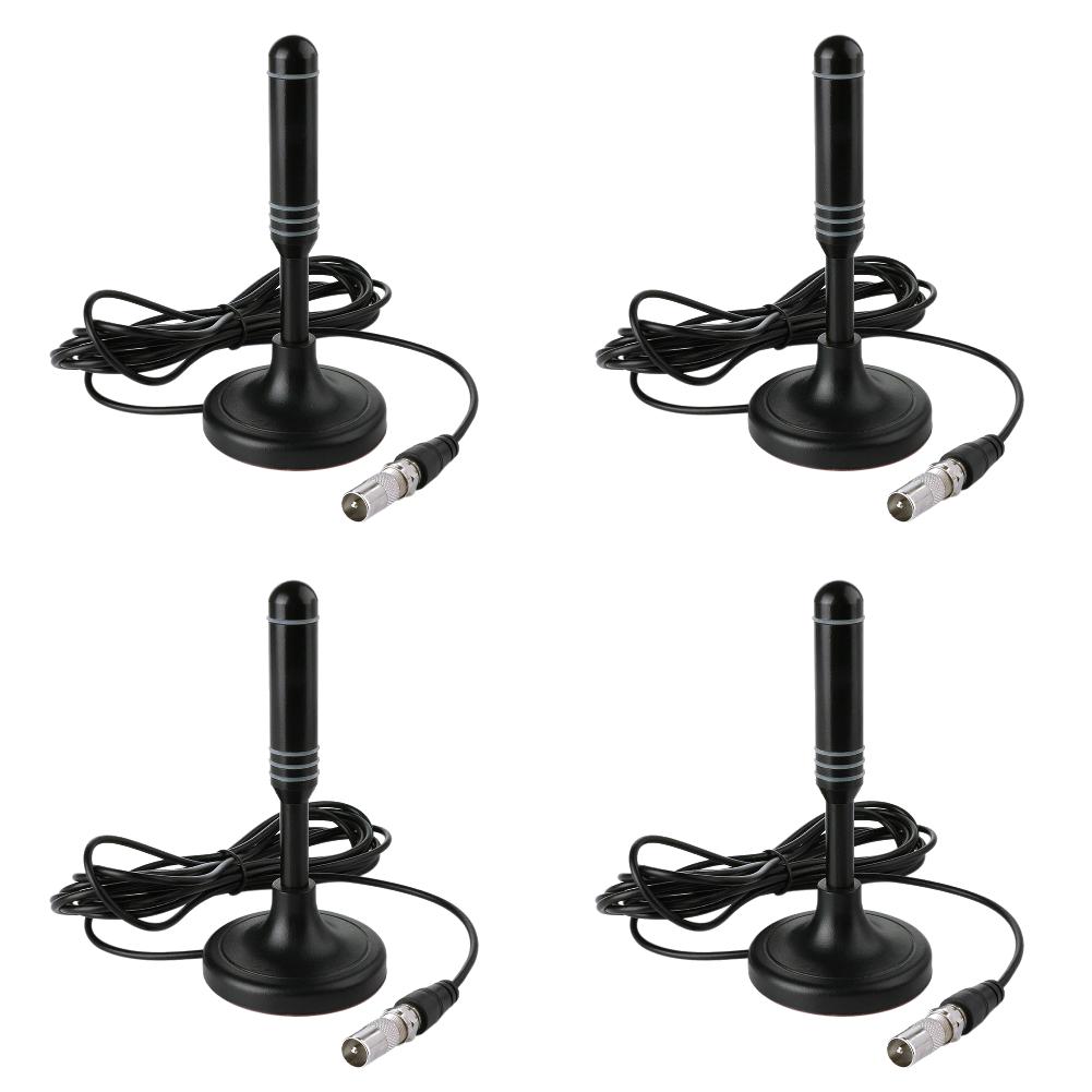 5-1pc TV Antenna 10m/5m/3m Coax Cable Digital TV Antenna DVB-T DVB-T2 DAB Indoor Outdoor Digital HD Freeview Aerial for Smart TV