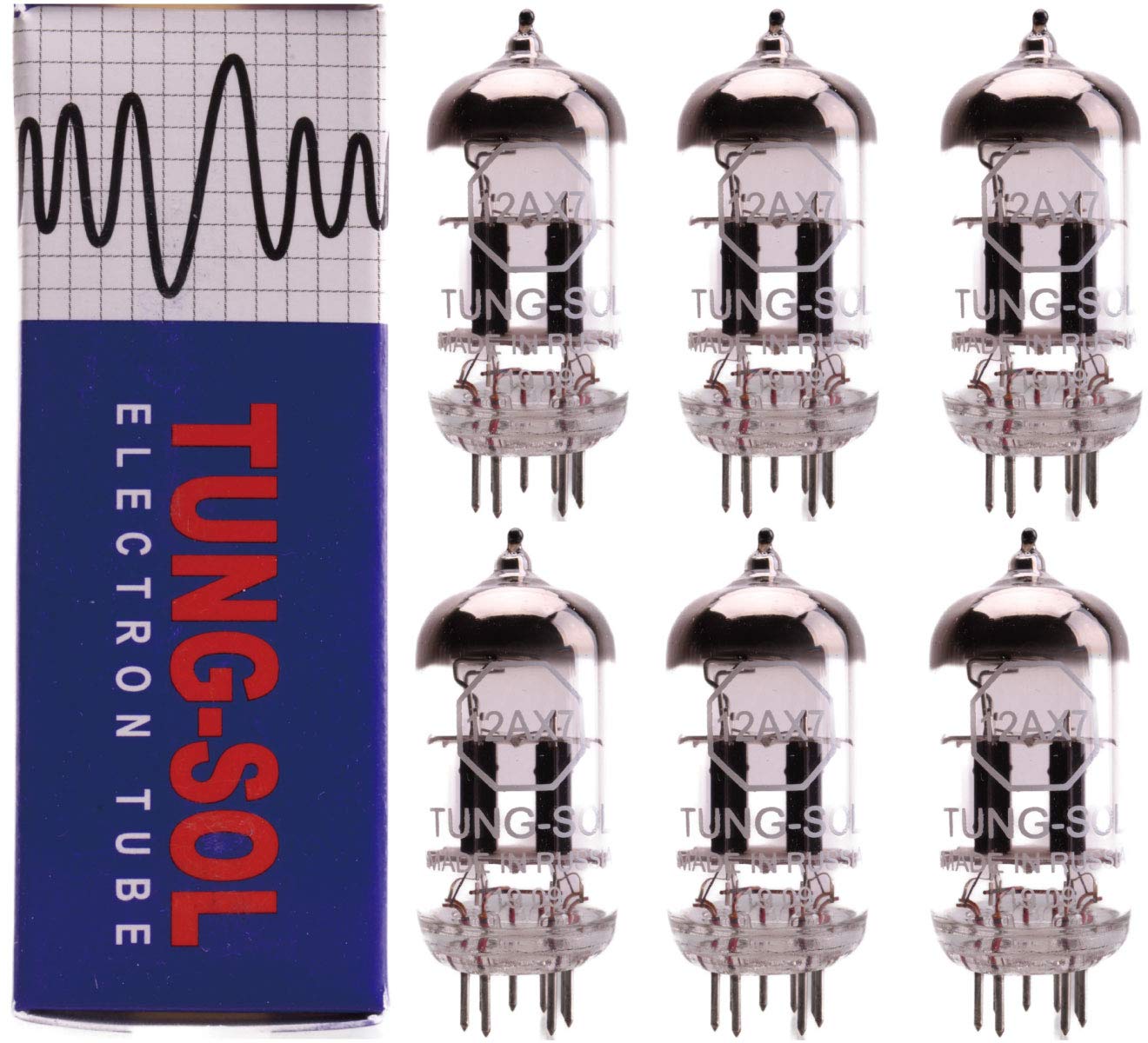 

6 match low gain vacuum tube PX11 year long hours EG for improved sound 12AX7/ECC83 TUNG-SOL [1 warranty] [72 quality]