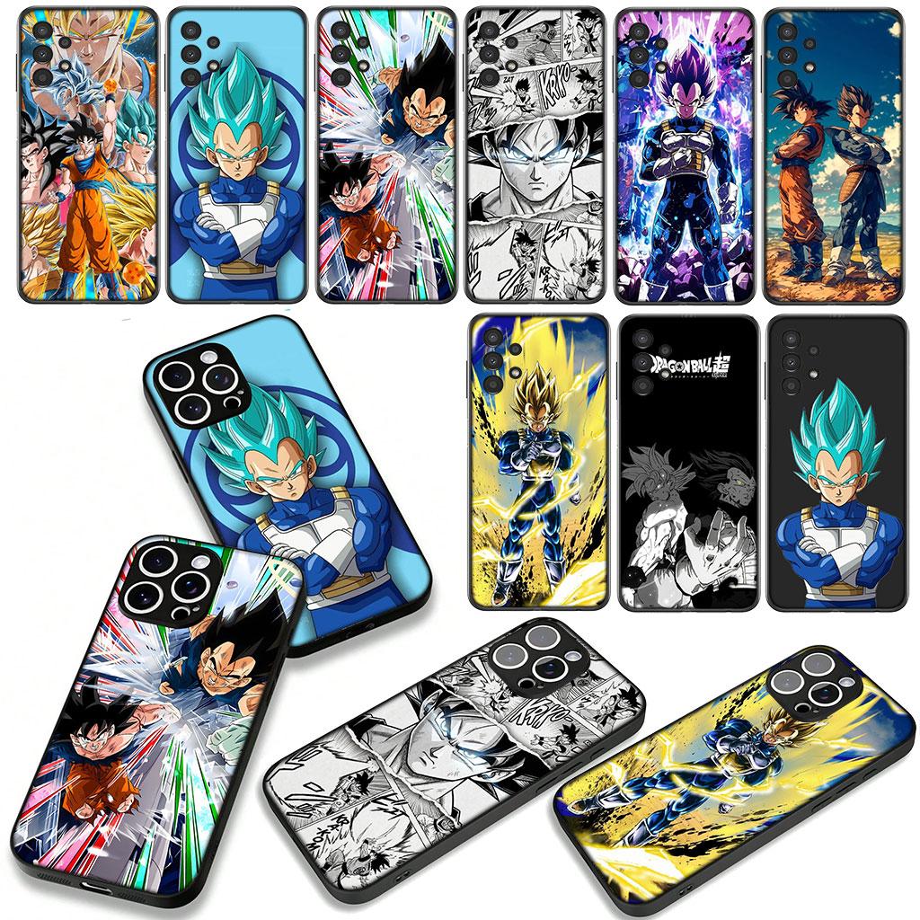 Super Vegeta Dragon Son Goku Ball Phone Cover Case for Apple iPhone 16 15 14 Plus 13 12 Mini 17 Pro Max + ProMax 16E Air 16+