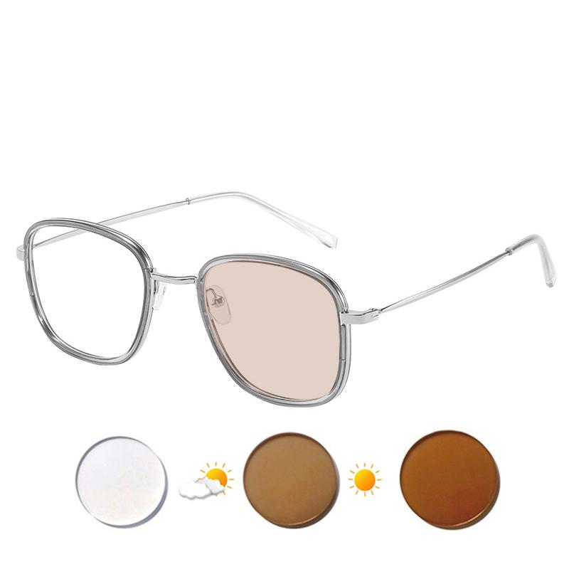 Prescription Glasses For Myopia Women Men Photochromic Or Blue Light Blocking Lenses Nearsighted Or Astigmatism Custom UF144
