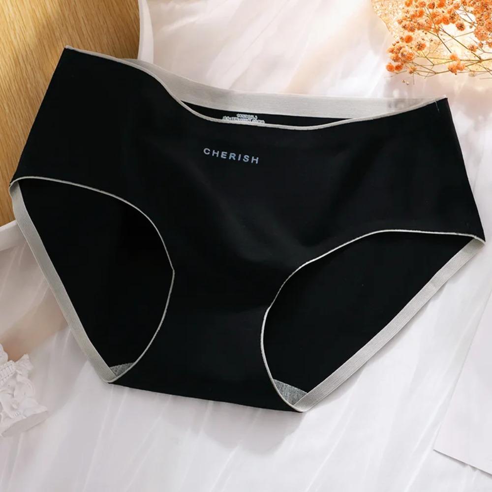 

1PCS Women s Cotton Panties Sexy Lingerie Female Soft Underwear For Girls Ladies Underpants Briefs Woman s Panty XL чорний