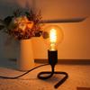 EU/US Plug E27 E26 Lamp Base Holder With Switch Vintage Table Lamp Bedside Lamp Night Light For Bedroom Living Room Decor